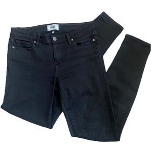 Paige Denim Black Skinny Jean sz 28